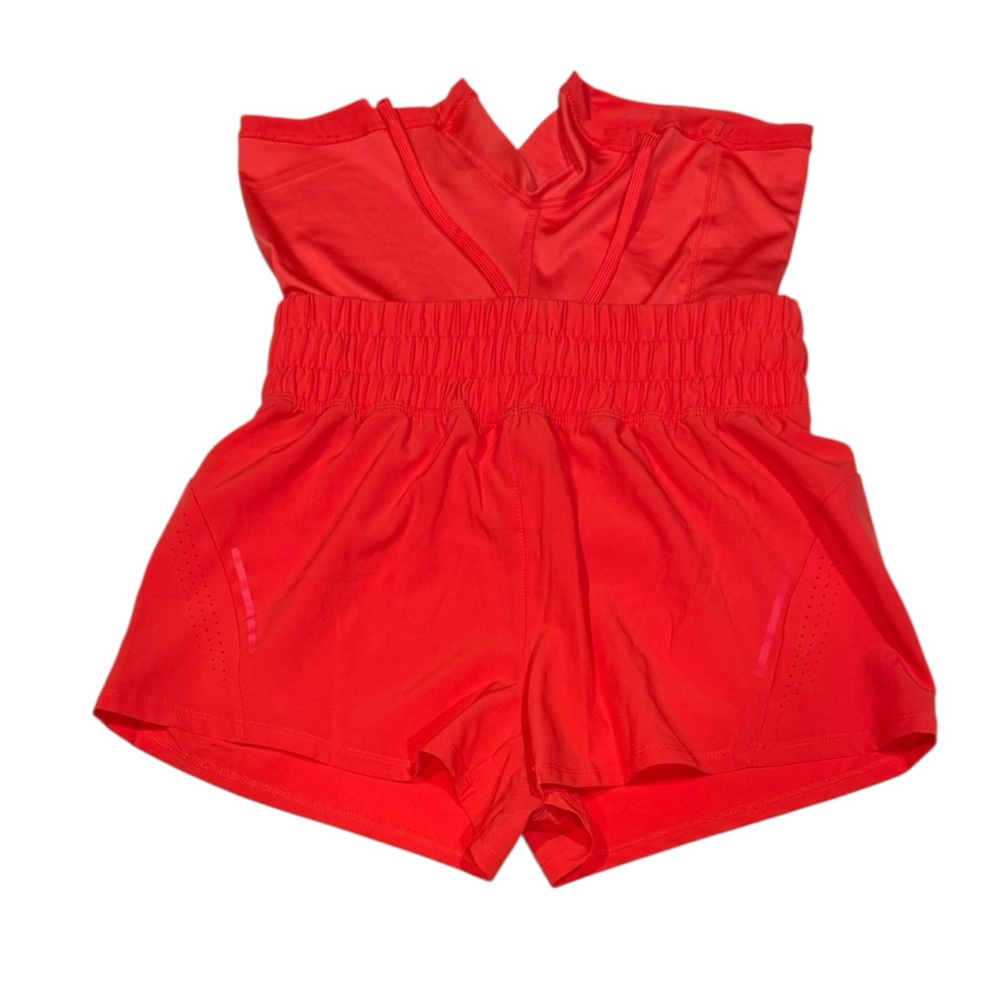 ASICS 2-N-1 Short Built In Short Secure Pocket Activewear Running Coral NWT XS - Picture 7 of 12
